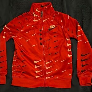 Kids Nike Red Jacket Lightweight Full-Zip